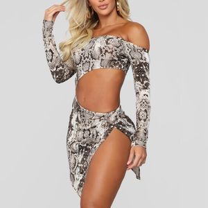 Snake Bite Mini Dress 🔥